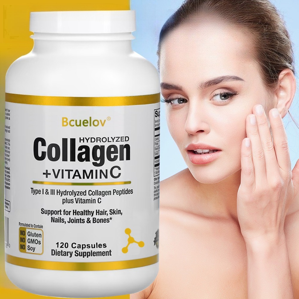 Collagen Peptide Powder - مكمل ببتيد الكولاجين المتحلل مع فيتامين