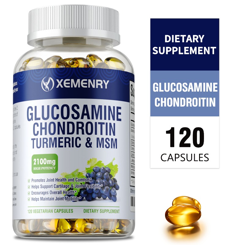 Glucosamine Chondroitin Joint - كبسولات الجلوكوزامين والكوندرويتين - مضادة للأكسدة،