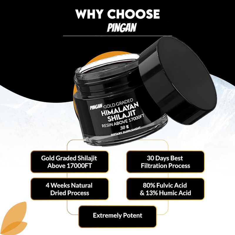 Shilajit Resin Pure - راتنج الهيمالايا شيلاجيت النقي، مجفف طبيعي