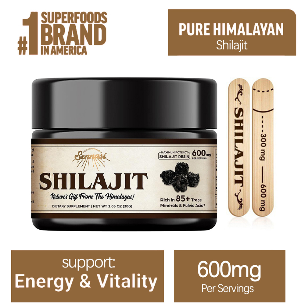 Shilajit Resin Pure - راتنج الشيلاجيت الهيمالايي النقي، يحتوي على
