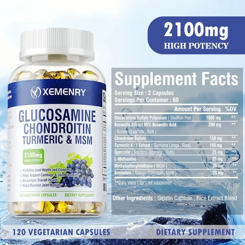 كبسولات الجلوكوزامين والكوندرو - مراجعة Glucosamine Chondroitin Joint وسعره
