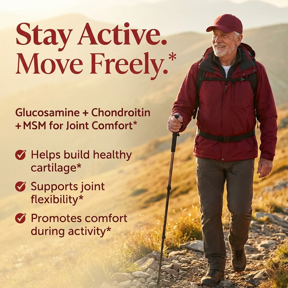 دعم طبيعي قوي للمفاصل - يحتوي  - مراجعة Glucosamine Chondroitin Joint وسعره