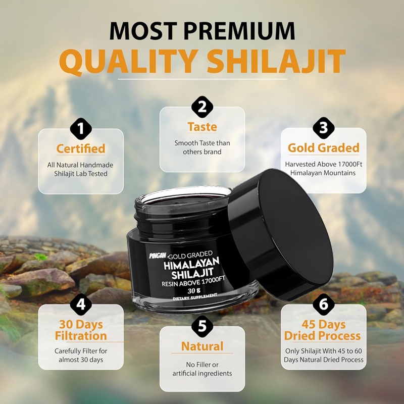 راتنج الهيمالايا شيلاجيت النقي - مراجعة Shilajit Resin Pure وسعره